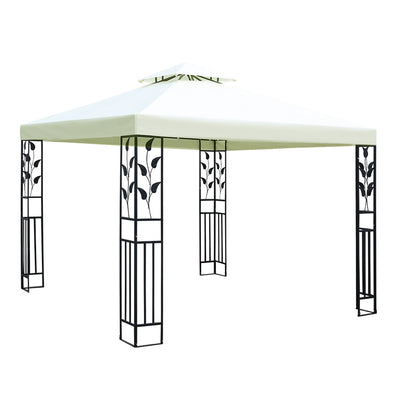 Instahut Gazebo 3x3m Marquee Outdoor Party Wedding Gazebos Tent Iron Art_34388