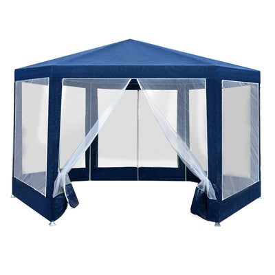 Instahut Gazebo Wedding Party Marquee Tent Canopy Outdoor Camping Gazebos Navy_48799