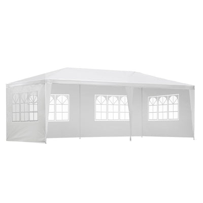 Instahut Gazebo 3x6 Outdoor Marquee Side Wall Party Wedding Tent Camping White_48799