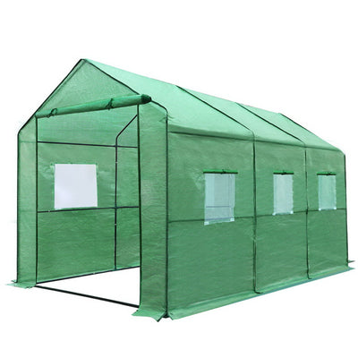 Greenfingers Greenhouse Garden Shed Green House 3.5X2X2M Greenhouses Storage Lawn_30325