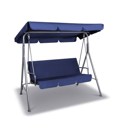 Gardeon Canopy Swing Chair - Navy_33367