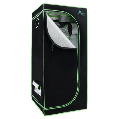 Greenfingers Grow Tent Kits 1680D Oxford 0.7MX0.7MX1.6M Hydroponics Grow System_21706