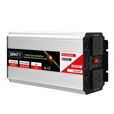 Giantz 1500W Puresine Wave DC-AC Power Inverter _12281