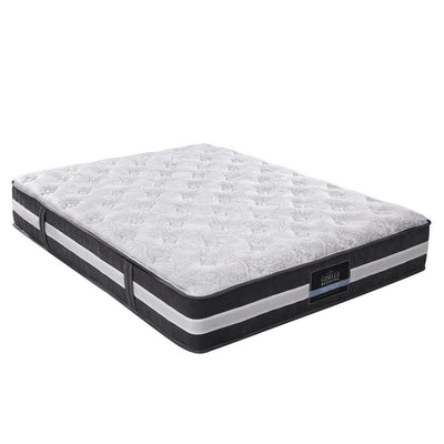 Giselle Bedding Lotus Tight Top Pocket Spring Mattress 30cm Thick Double_35873