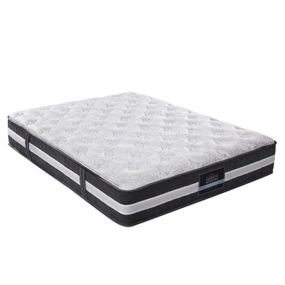 Giselle Bedding Lotus Tight Top Pocket Spring Mattress 30cm Thick Queen_35874