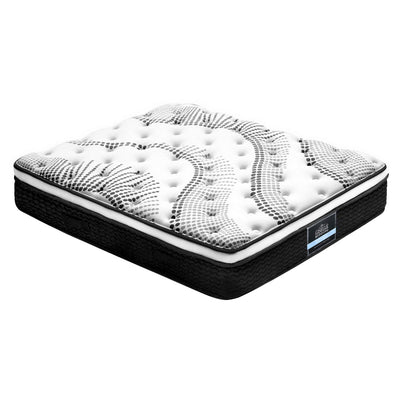 Giselle Bedding Como Euro Top Pocket Spring Mattress 32cm Thick Queen_30436