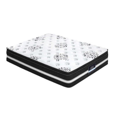 Giselle Bedding Donegal Euro Top Cool Gel Pocket Spring Mattress 34cm Thick Queen_32628