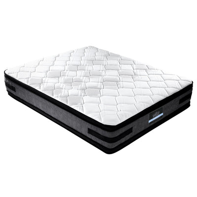 Giselle Bedding Luna Euro Top Cool Gel Pocket Spring Mattress 36cm Thick Queen_34729