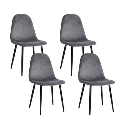 4 X Artiss Dining Chairs Dark Grey_33151