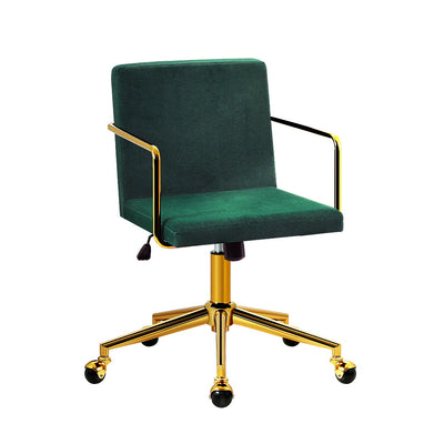 Velvet Office Chair Swivel Desk Chair Armchair Height Adjustable Computer Chairs_38570