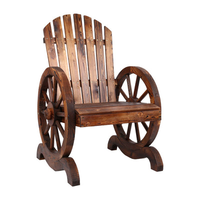 Gardeon Wooden Wagon Chair Outdoor_33198