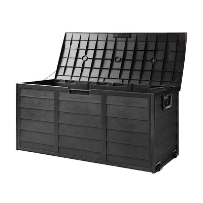 Gardeon 290L Outdoor Storage Box - All Black_34584