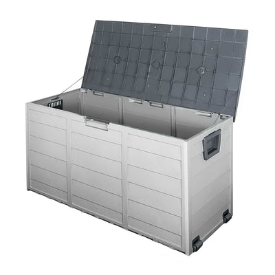 Gardeon 290L Outdoor Storage Box - Grey_30023