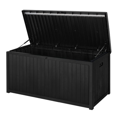 Gardeon Outdoor Storage Box 430L Bench Seat Indoor Garden Toy Tool Sheds Chest_48474