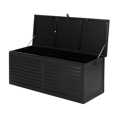 Gardeon Outdoor Storage Box 390L Container Lockable Toy Tools Shed Deck Garden_37352