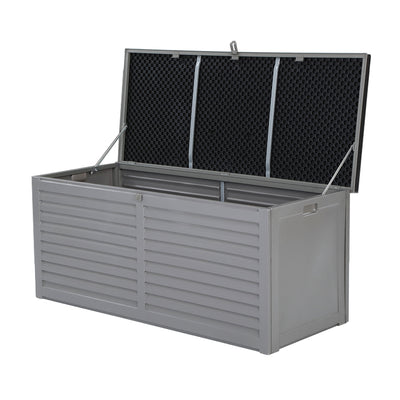 Gardeon Outdoor Storage Box 490L Bench Seat Indoor Garden Toy Tool Sheds Chest_34440