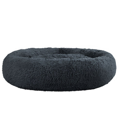 i.Pet Pet bed Dog Cat Calming Pet bed Extra Large 110cm Dark Grey Sleeping Comfy Washable_18505