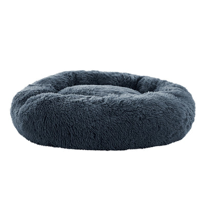 i.Pet Pet bed Dog Cat Calming Pet bed Large 90cm Dark Grey Sleeping Comfy Cave Washable_18511