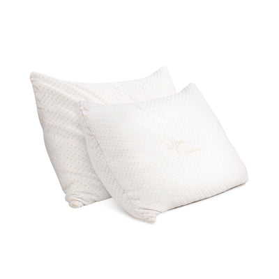 Giselle Bedding Set of 2 Single Bamboo Memory Foam Pillow_13305