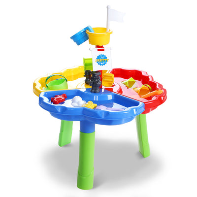 Keezi Kids Beach Sand and Water Sandpit Outdoor Table Childrens Bath Toys_15029