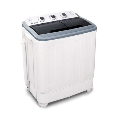 Devanti 5KG Mini Portable Washing Machine - White_30458