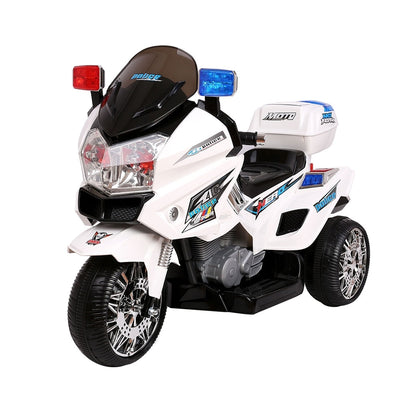 Rigo Kids Ride On Motorbike Motorcycle Car White_30591