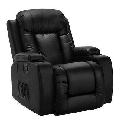 Artiss Electric Massage Chair Recliner Luxury Lounge Sofa Armchair Heat Leather_34365