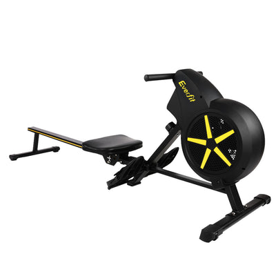 Everfit Rowing Exercise Machine Rower Resistance Fitness Home Gym Cardio Air_33581