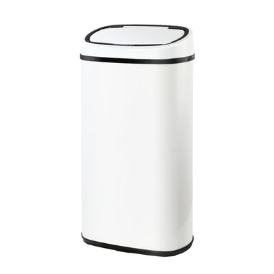 Devanti 58L Sensor Bin White_13867