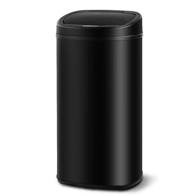 68L Motion Sensor Rubbish Bin - Black_12267