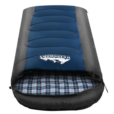 Weisshorn Sleeping Bag Bags Single Camping Hiking -20??C to 10??C Tent Winter Thermal Navy_15798