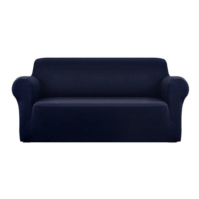 Artiss Sofa Cover Elastic Stretchable Couch Covers Navy 3 Seater_15831