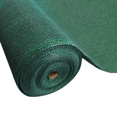 Instahut Sun Shade Cloth Shadecloth Sail Roll Mesh Outdoor 50% UV 1.83x50m Green_13733