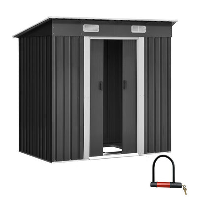 Giantz Garden Shed Outdoor Storage Sheds Tool Workshop 1.94x1.21M with Base_32635