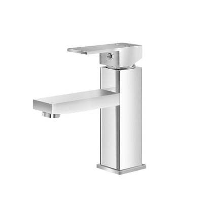 Cefito Basin Mixer Tap Faucet Bathroom Vanity Counter Top WELS Standard Brass Silver_14548