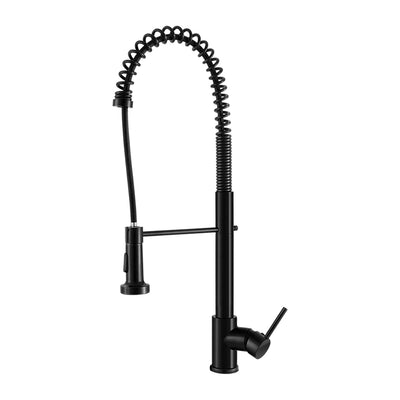 Cefito Pull Out Kitchen Tap Mixer Basin Taps Faucet Vanity Sink Swivel Brass WEL In Black_16850