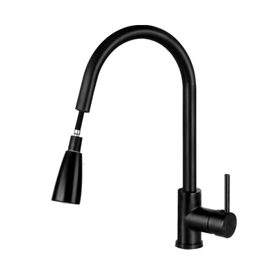 Cefito Pull-out Mixer Faucet Tap - Black_12948