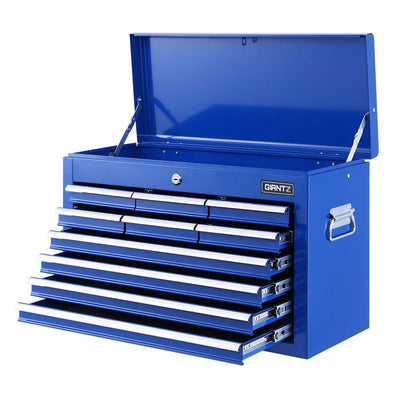 Giantz 10-Drawer Tool Box Chest Cabinet Garage Storage Toolbox Blue_34907