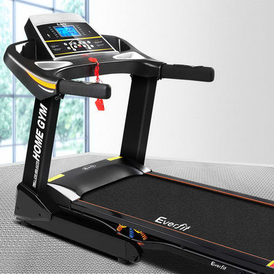 Everfit Electric Treadmill 48cm Incline Running Home Gym Fitness Machine Black_33148