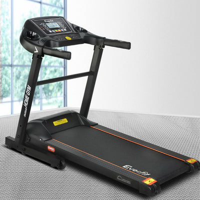 Everfit Electric Treadmill MIG41 40cm Running Home Gym Machine Fitness 12 Speed Level Foldable Design_32787