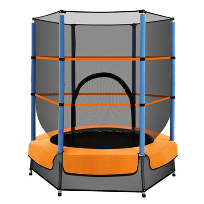 Everfit 4.5FT Trampoline Round Trampolines Kids Enclosure Outdoor Indoor Gift_36059