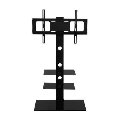 Artiss Floor TV Stand Bracket Mount Swivel Height Adjustable 32 to 70 Inch Black_33729