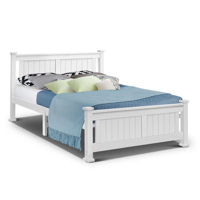 Artiss Queen Size Wooden Bed Frame Kids Adults Timber_33566