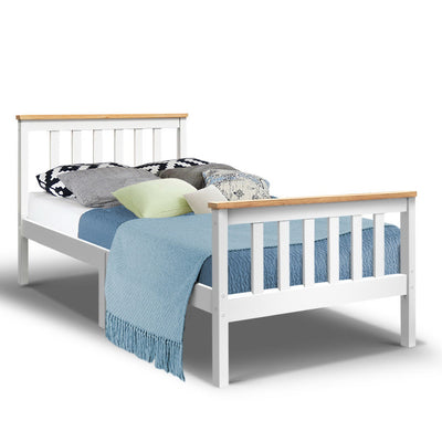 Artiss Single Wooden Bed Frame Bedroom Furniture Kids_33530