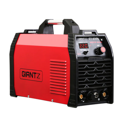 Giantz 220Amp Inverter Welder Plasma Cutter TIG iGBT DC Welding Machine Portable_36205