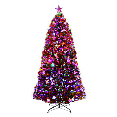 Jingle Jollys 1.8M 6FT LED Christmas Tree Xmas Optic Fiber Multi Colour Lights_10214